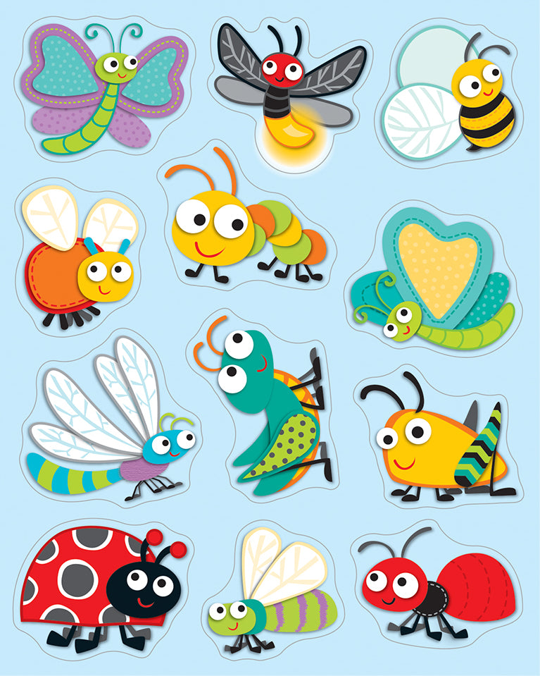 "Buggy" For Bugs Shape Stickers