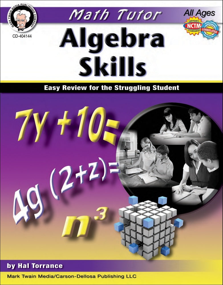 Math Tutor: Algebra Skills (All Ages) Book