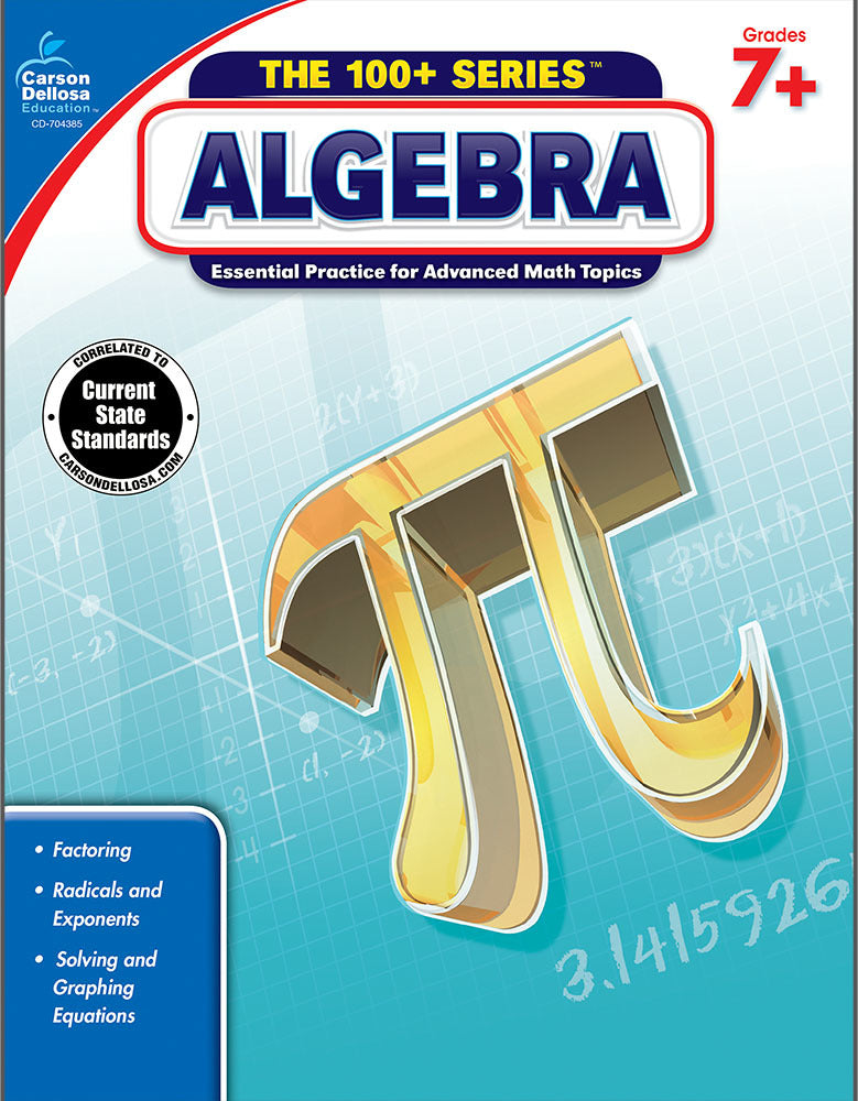 The 100+ Series: Algebra (7+) Book