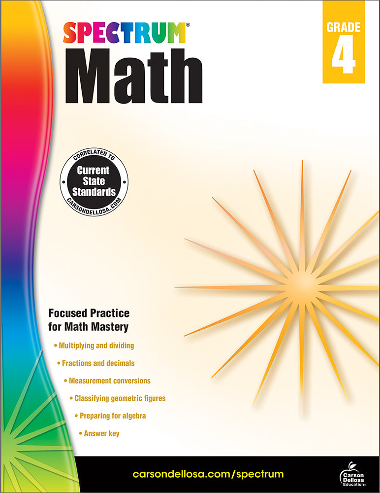 Spectrum Math (4) Book