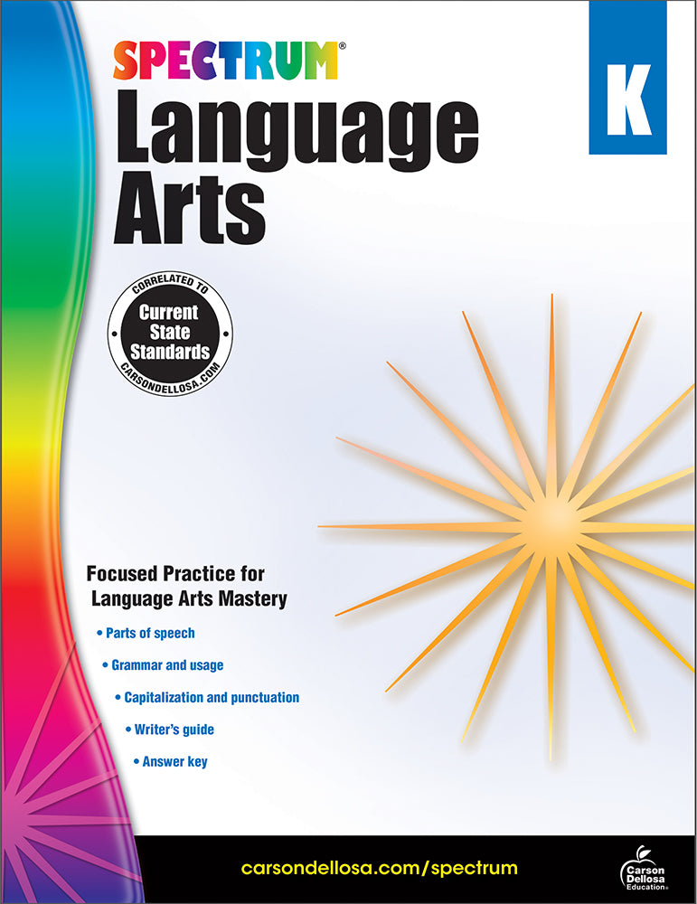 Spectrum Language Arts (K) Book