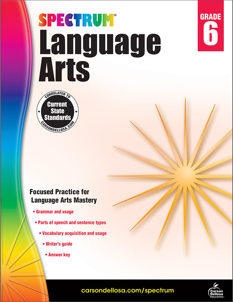 Spectrum Language Arts (6) Book