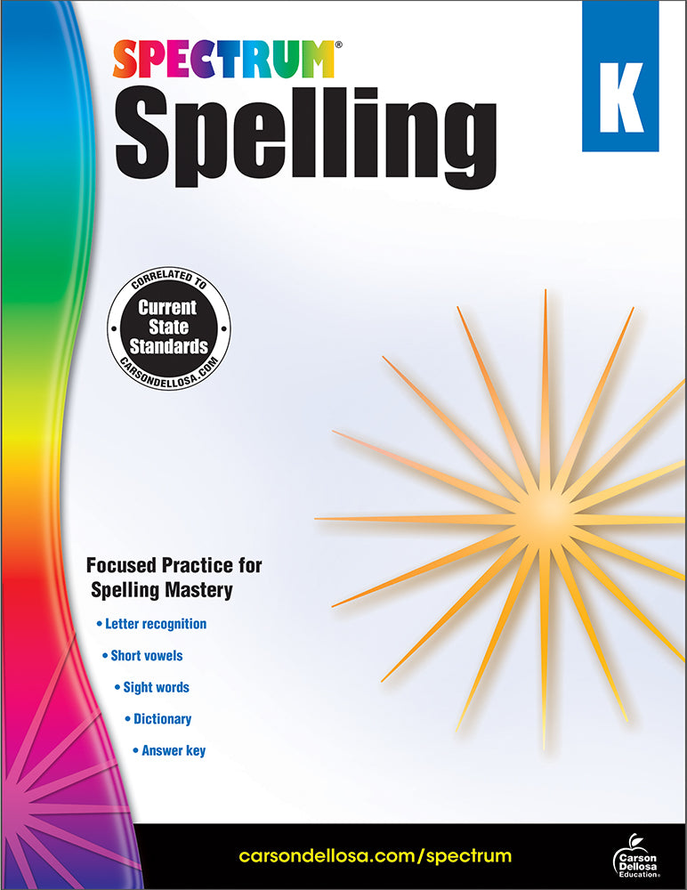 Spectrum Spelling (K) Book