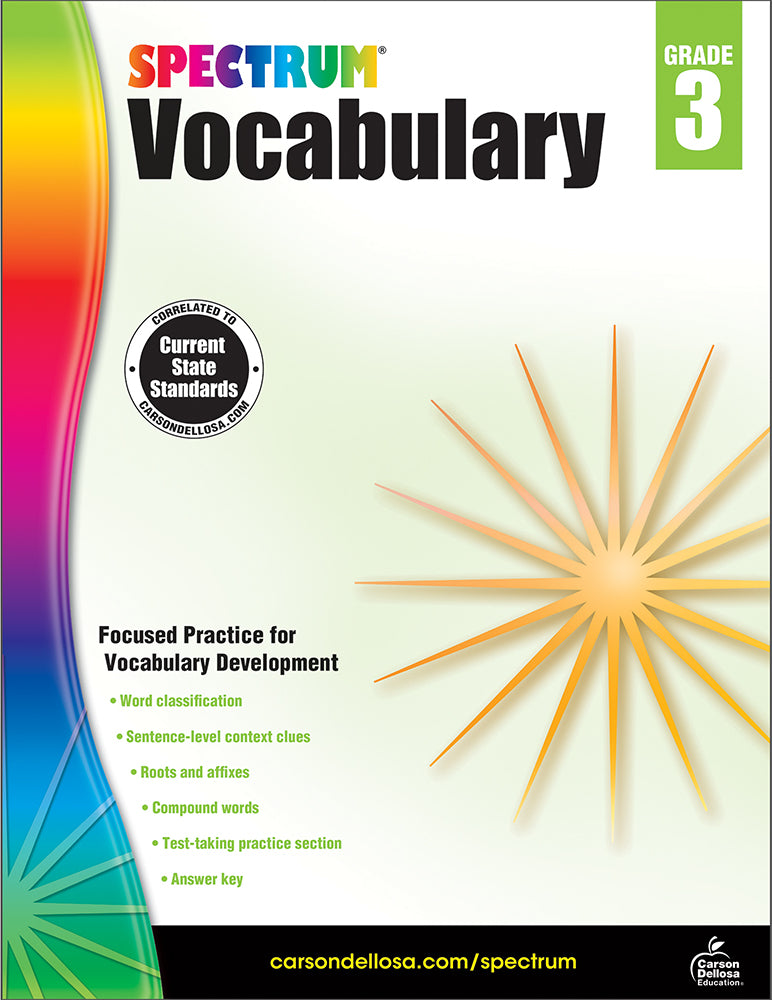 Spectrum Vocabulary (3) Book