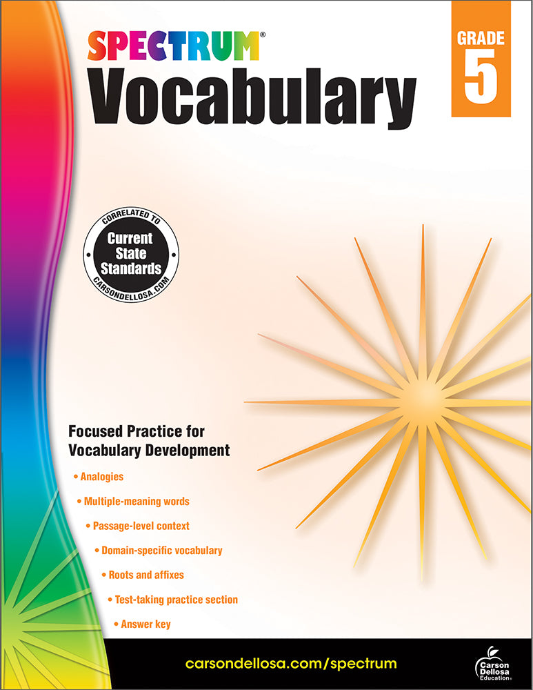 Spectrum Vocabulary (5) Book