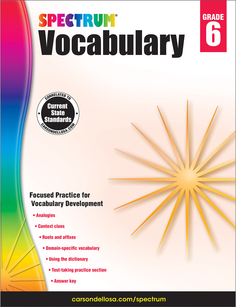 Spectrum Vocabulary (6) Book