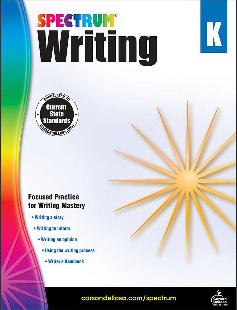 Spectrum Writing (K) Book