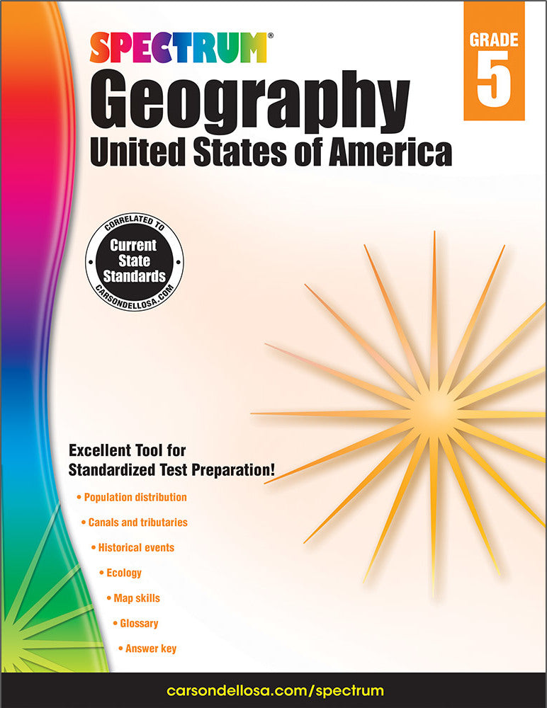 Spectrum Geography: United States Of America (5) Book