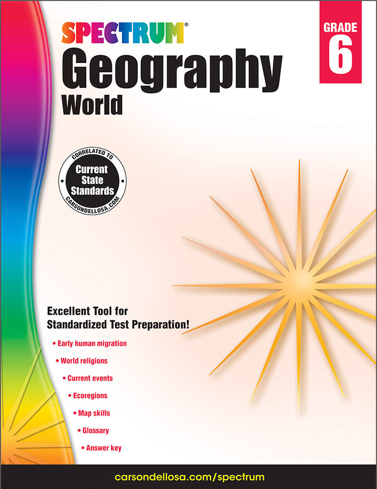 Spectrum Geography: World (6) Book