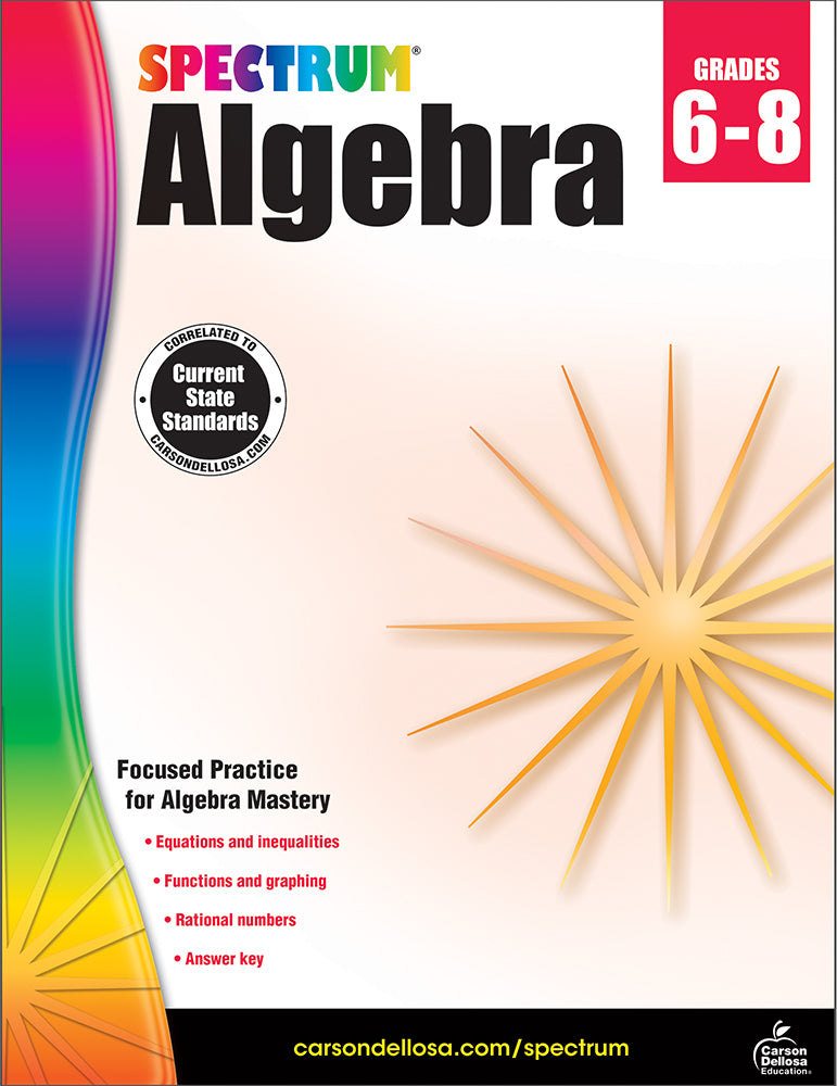 Spectrum Algebra (6 - 8) Book