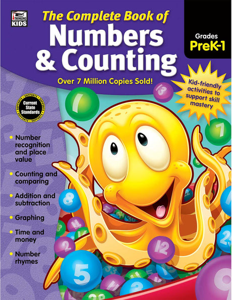 The Complete Book Of Numbers & Counting (Prek - 1) Book