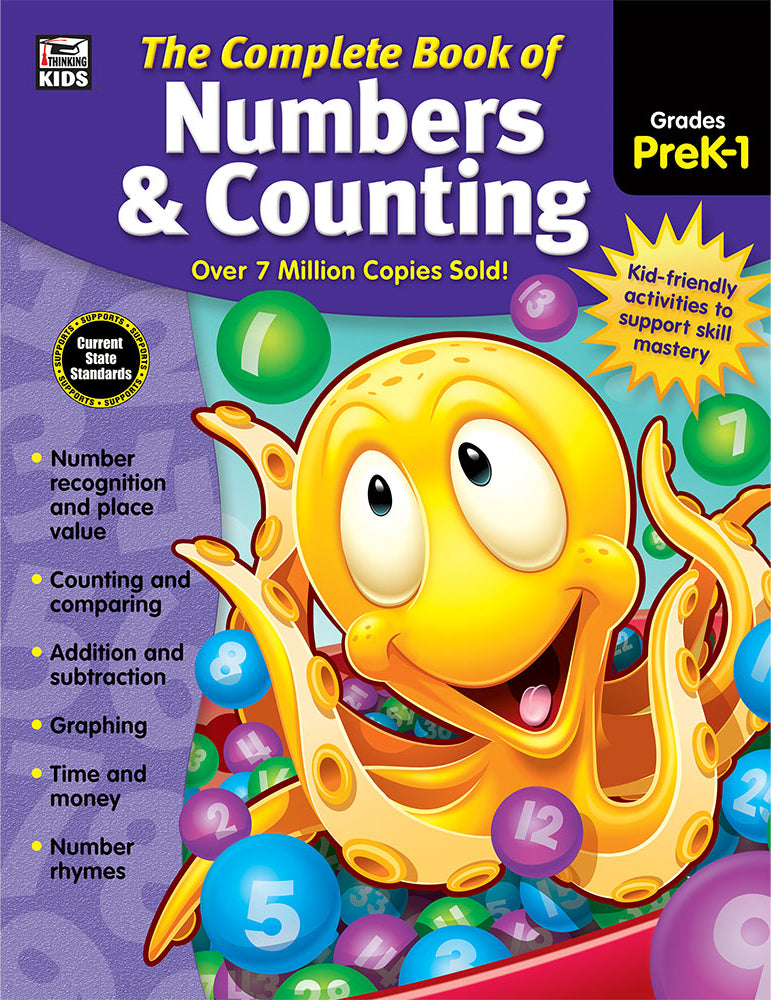The Complete Book Of Numbers & Counting (Prek - 1) Book