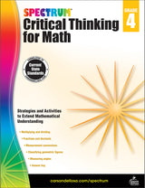 Spectrum Critical Thinking For Math, Grade 4