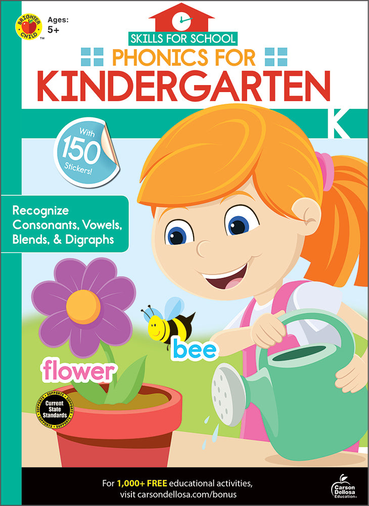Skills For School: Phonics For Kindergarten