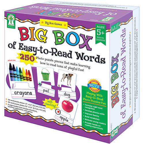 Big Box Of Easy-To-Read Words Game