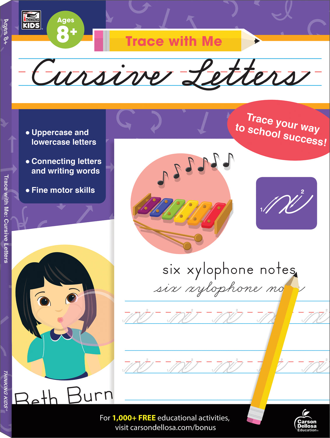 Trace with Me Cursive Letters