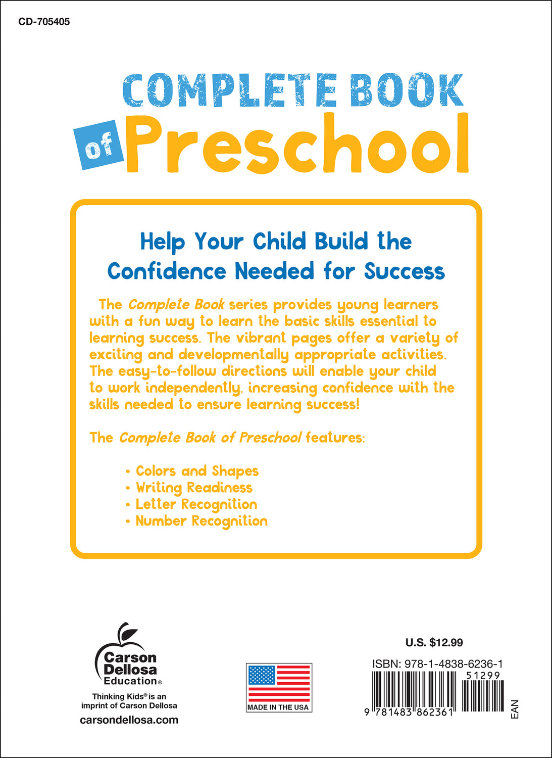 Complete Book of Preschool