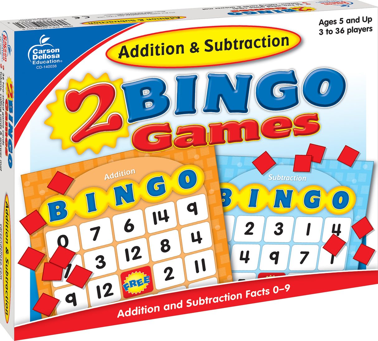 Addition & Subtraction Bingo