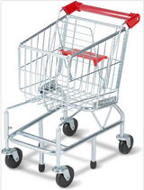 Shopping Cart Toy - Metal Grocery Wagon