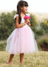 Silver Sequins Princess Dress (Size 3-5)