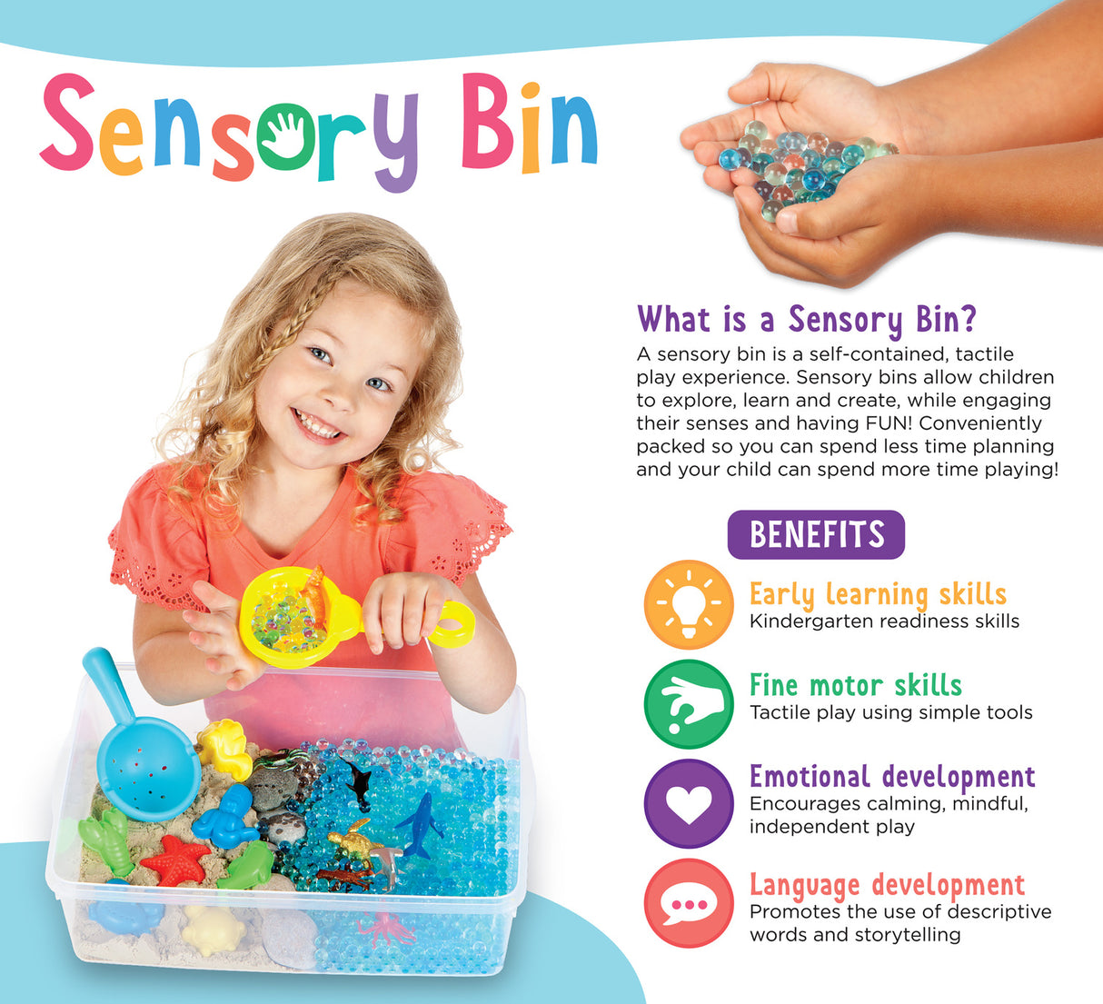 Sensory Bin Ocean And Sand