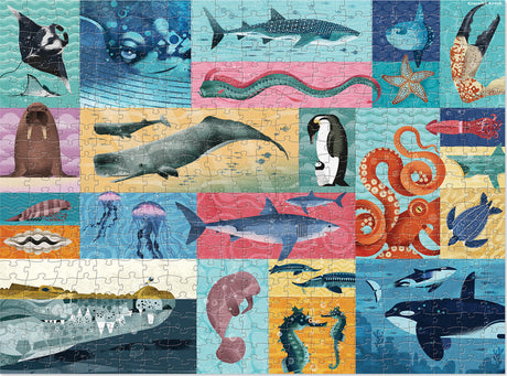 500-pc Puzzle - Giants of the Sea