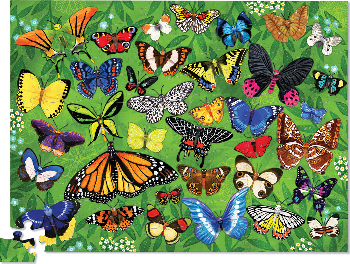 100-pc 36 Puzzle - Butterflies