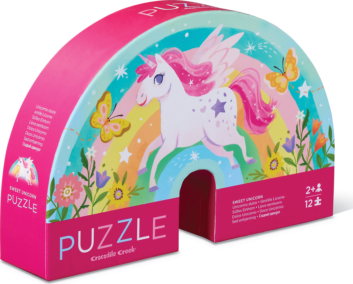 12-pc Mini Puzzle - Sweet Unicorn