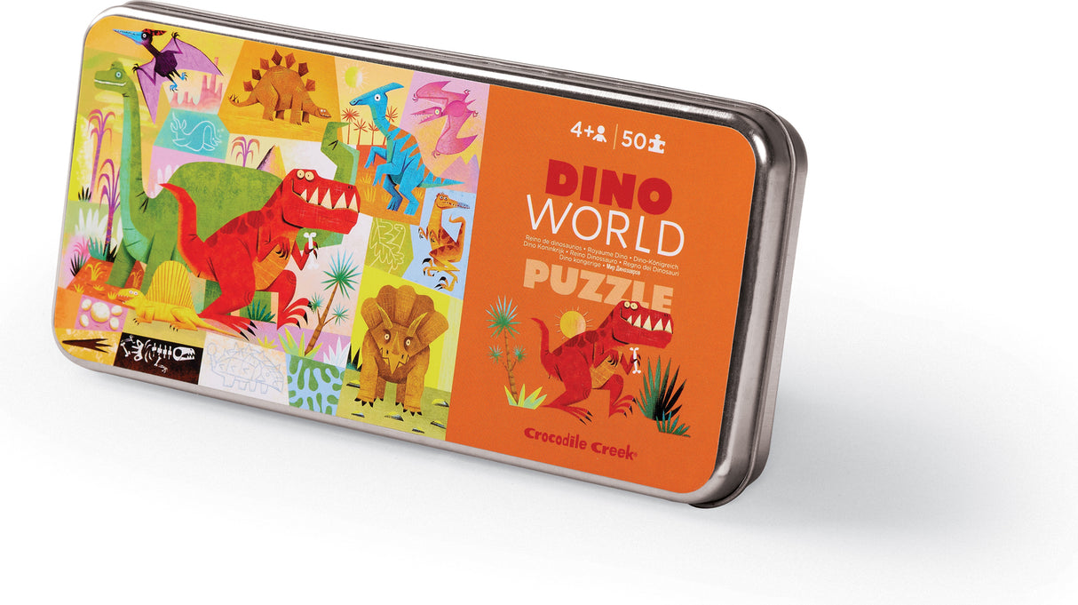 50-pc Tin Puzzle - Dino World