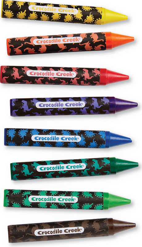 Color a Poster with Crayons - Dinosaur 