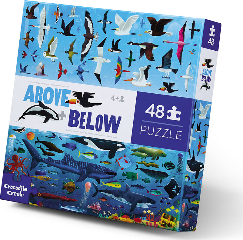 48-pc Above & Below Puzzle - Sea and Sky