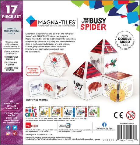 Magna-tiles Structures The Very Busy Spider