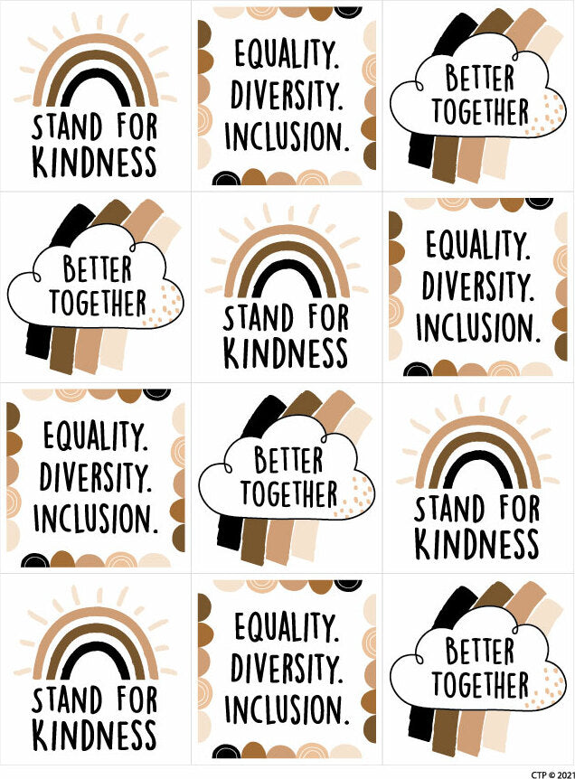 Diversity Rainbow (Diversity And Inclusion) Rewards Stickers