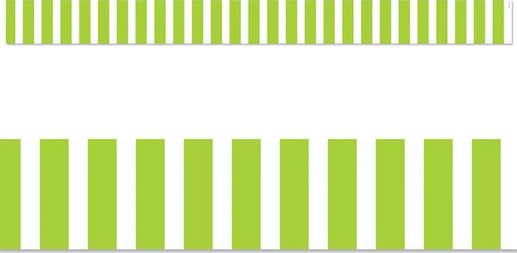 Lime Green Bold Stripes Border (Core Decor, EZ Border)