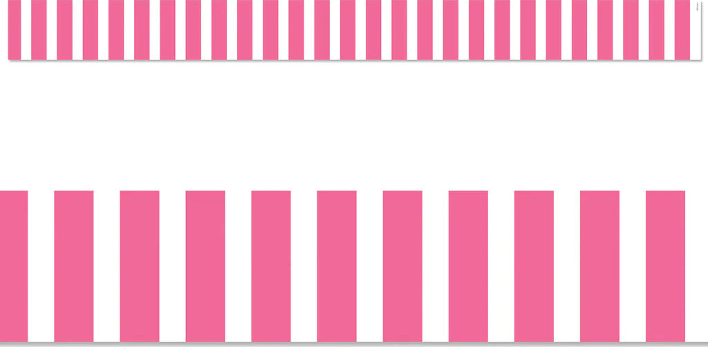 Pink Bold Stripes Border (Core Decor, EZ Border)