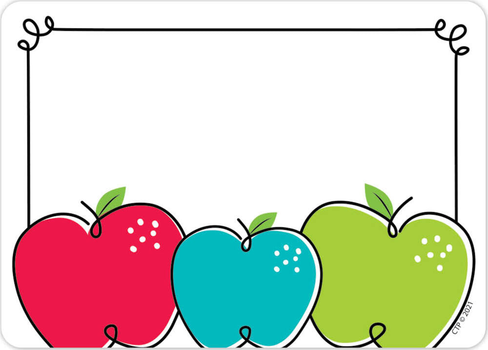 Doodle Apples (Core Decor) Label