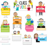 Class Jobs (Stick Kids) Mini Bulletin Board