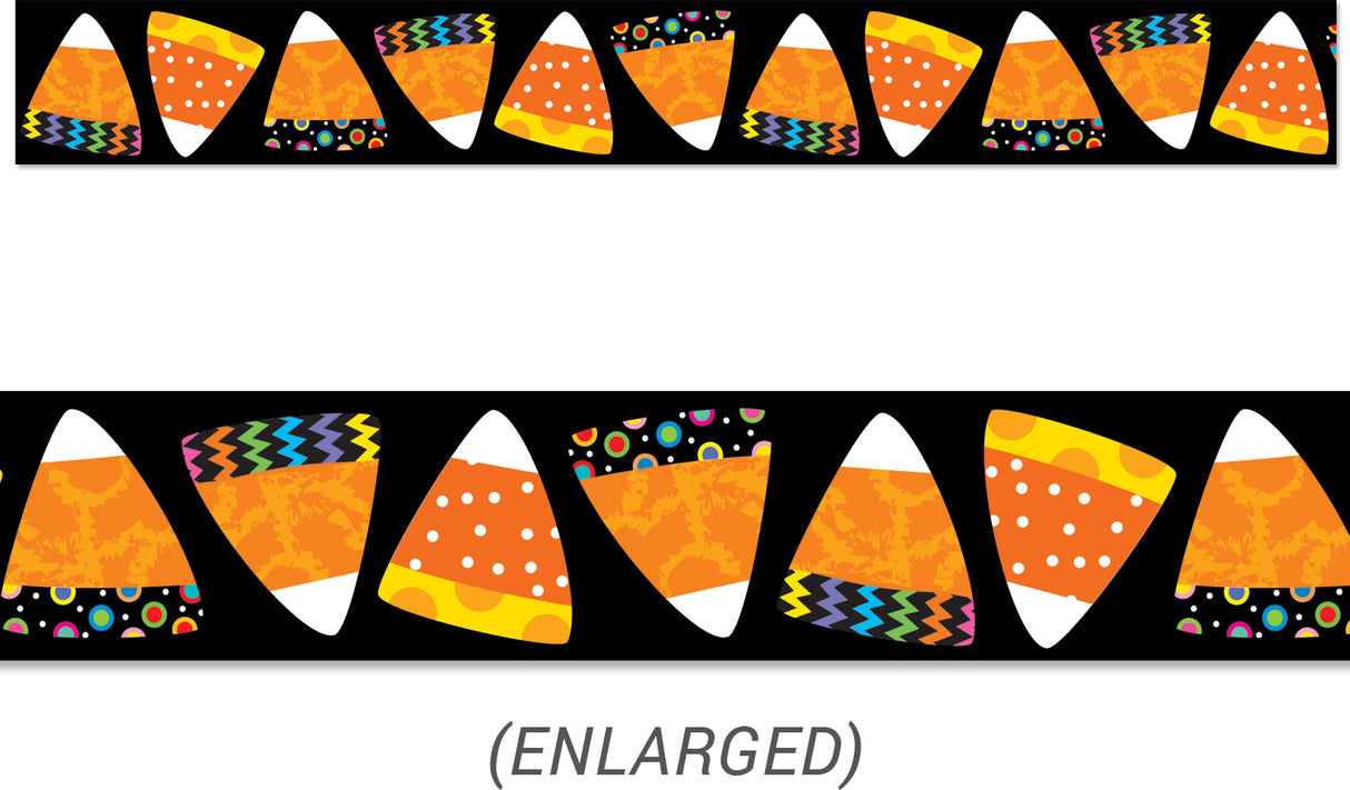 Poppin' Patterns Candy Corn Border