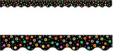 Dots On Black, Wavy Border