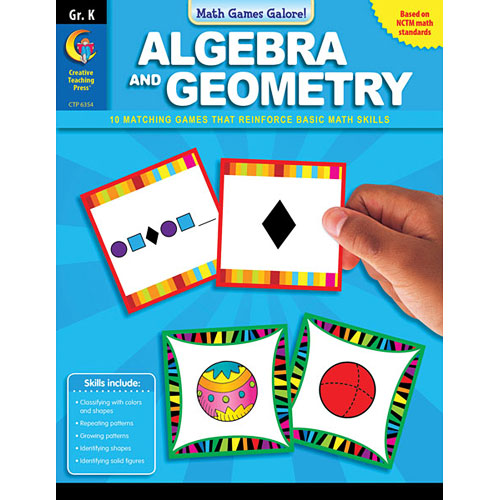 Math Games Galore: Algebra and Geometry, Gr. K