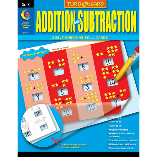 Turn Learn: Addition and Subtraction, Gr. K