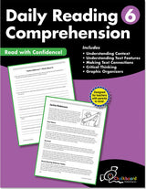 Daily Reading Comprehension Grade 6 Chalkboard Workbook