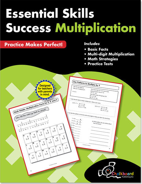 Essential Skills Success Multiplication Chalkboard Workbook