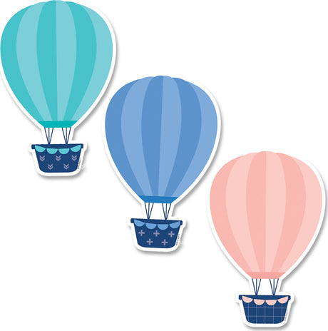 Hot Air Balloons 6" Designer Cut-Outs (Cc)