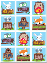 Woodland Friends Rewards Stickers