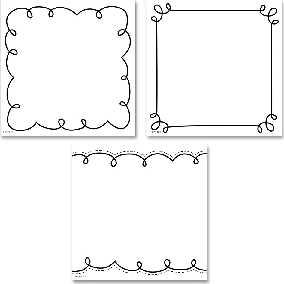 Loop-De-Loop Cards  6" Designer Cut-Outs