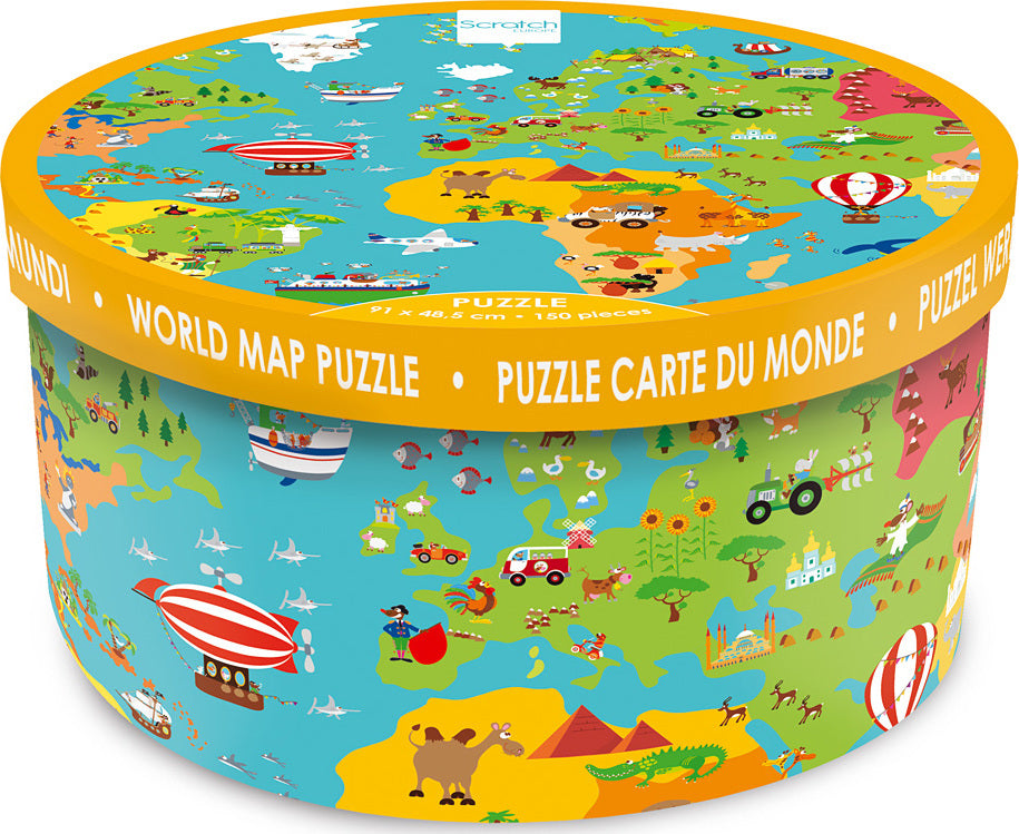 Puzzle World Map 150 pcs