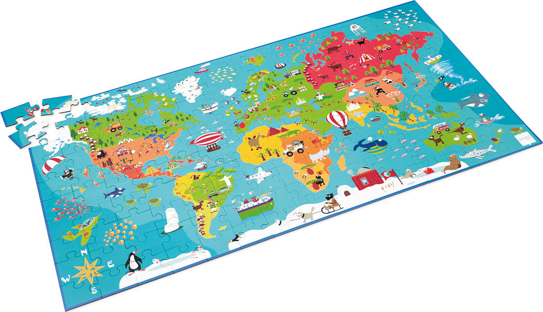 Puzzle World Map 150 pcs