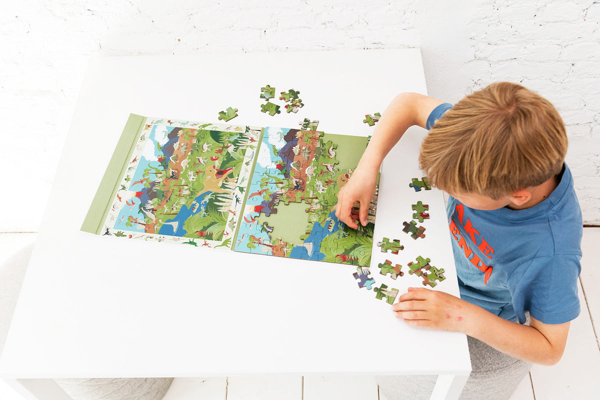2 In 1 Magnetic Puzzle - Discovery Game - Dino 2 In 1 Magnetic Puzzle - Discovery Game - Dino