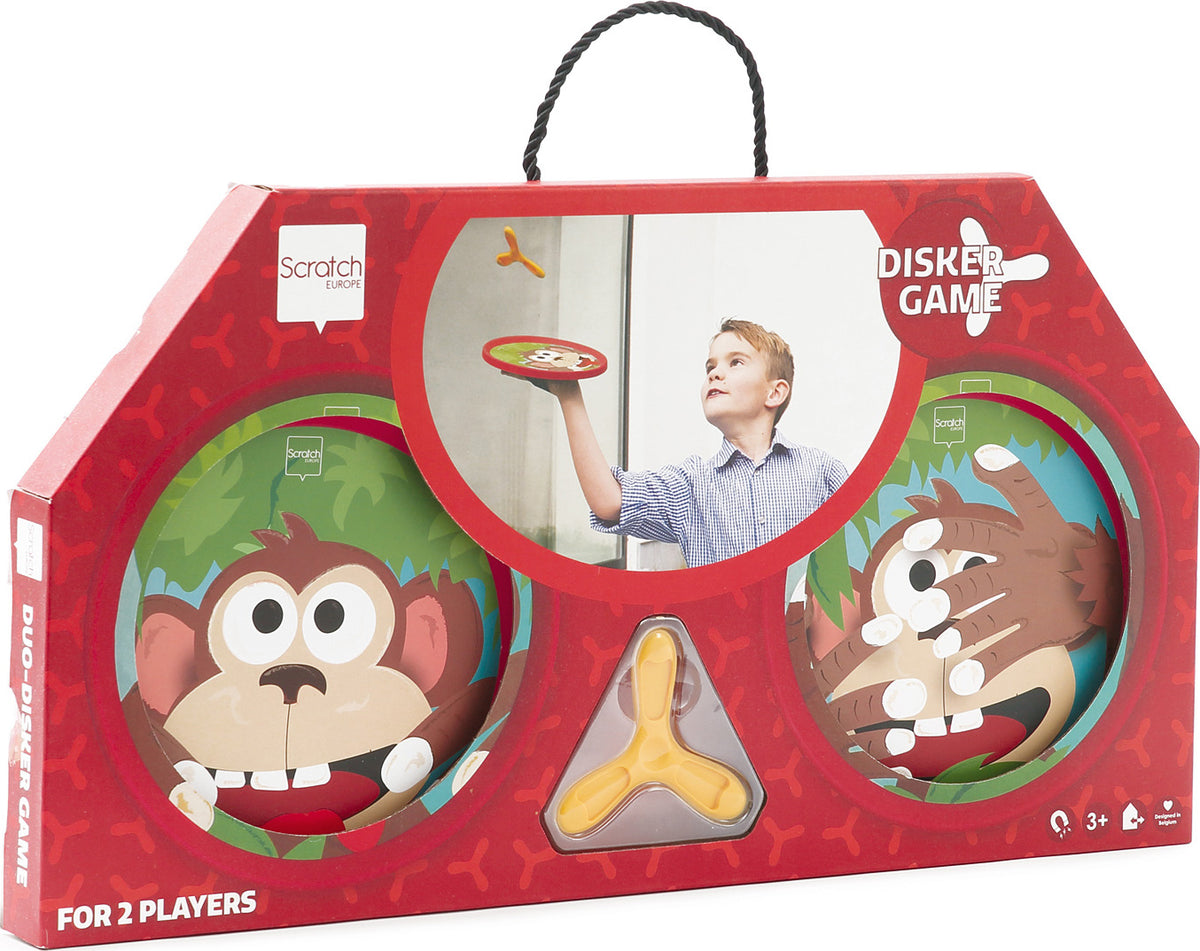 Hand-Disker Duo - Funny Monkey – School Crossing